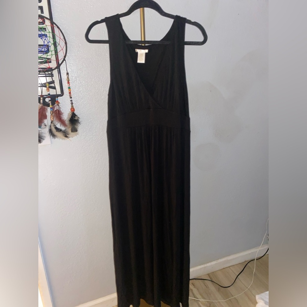 Matty M Black Maxi Dress